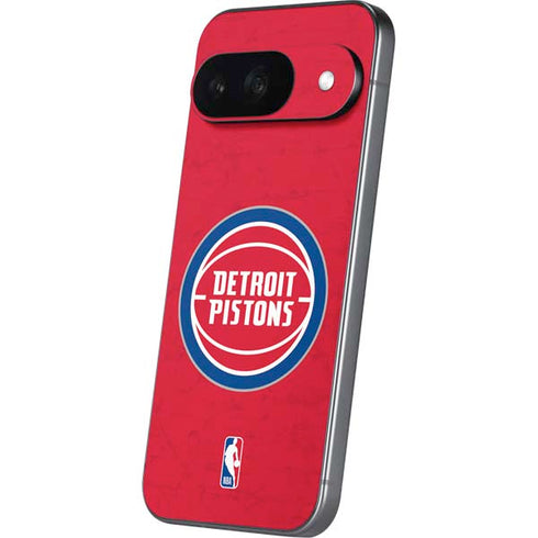 NBA Detroit Pistons Distressed Google Pixel 9 Skin